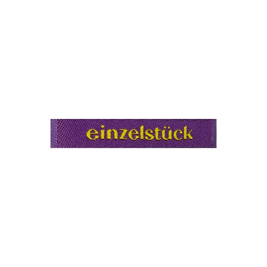 Etikett "einzelstück"