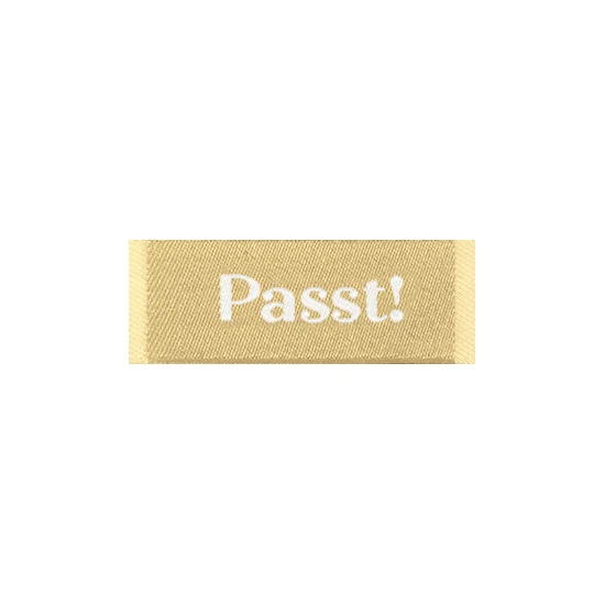 Etikett "Passt!"