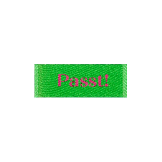 Etikett "Passt!"