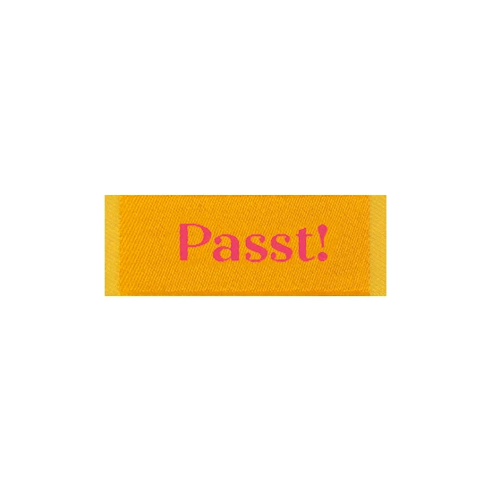 Etikett "Passt!"
