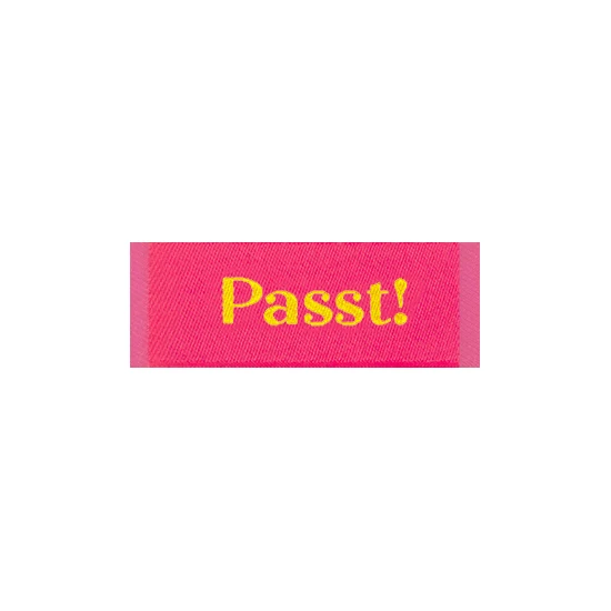 Etikett "Passt!"