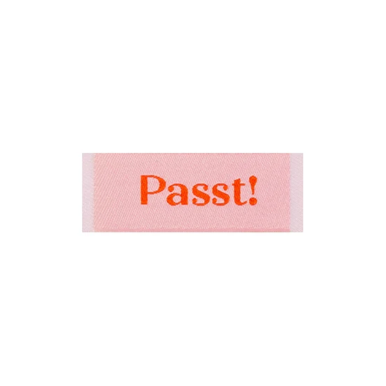 Etikett "Passt!"