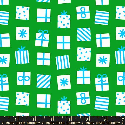 Moda, Ruby Star Society, Merry Happy-Secret Santa, Verdant Green