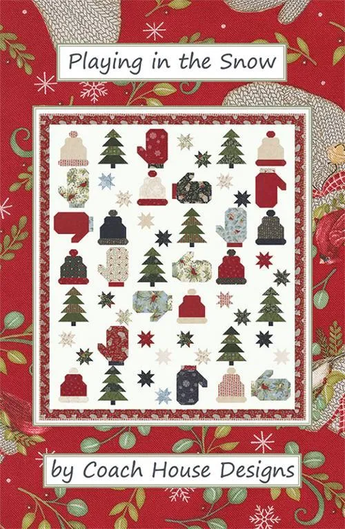 Coach House Designs, Playing In The Snow Quilt Pattern