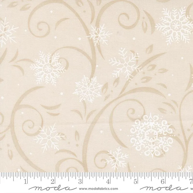 Moda, Deb Strain, When Snow Falls, Swirling Snowflakes, Snowy White