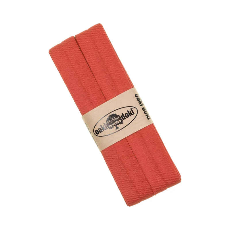 Oaki Doki Jersey Schrägband – Uni 20 mm x 3 m