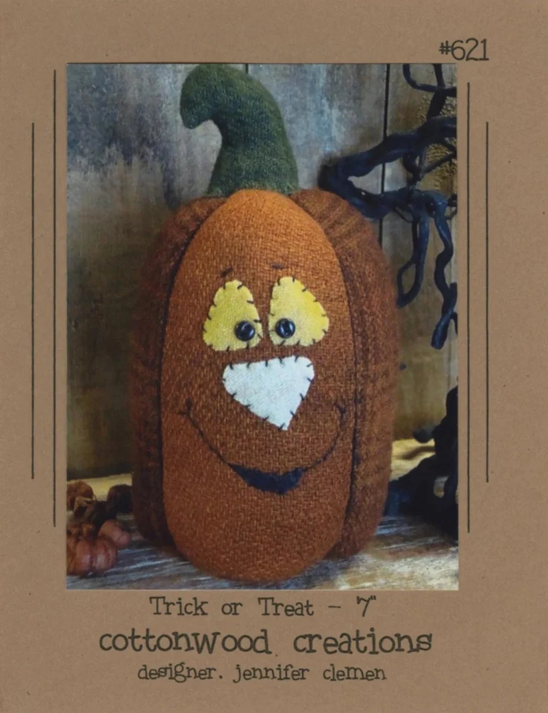 Cotton Wood Creations, Trick Or Treat Mini Pumpkin Pattern
