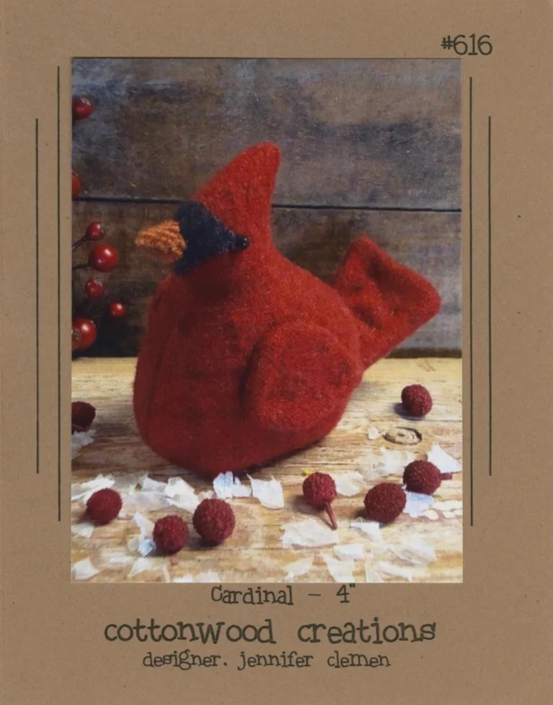 Cotton Wood Creations, Cardinal Mini Pattern