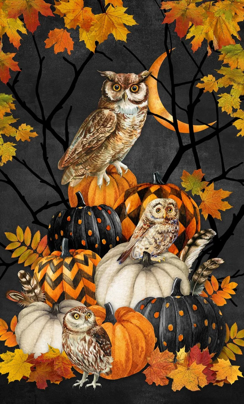 Northcott, Night Owl, Main Panel 26" X 43"