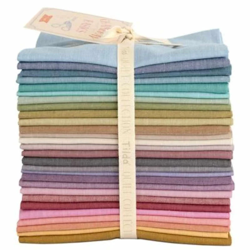 Tilda, Chambray Basics, Fat Quarter Bundle, 28pc