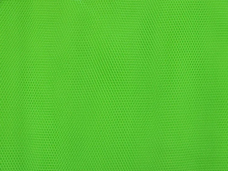 Wabentüll Uni neongrün Swafing