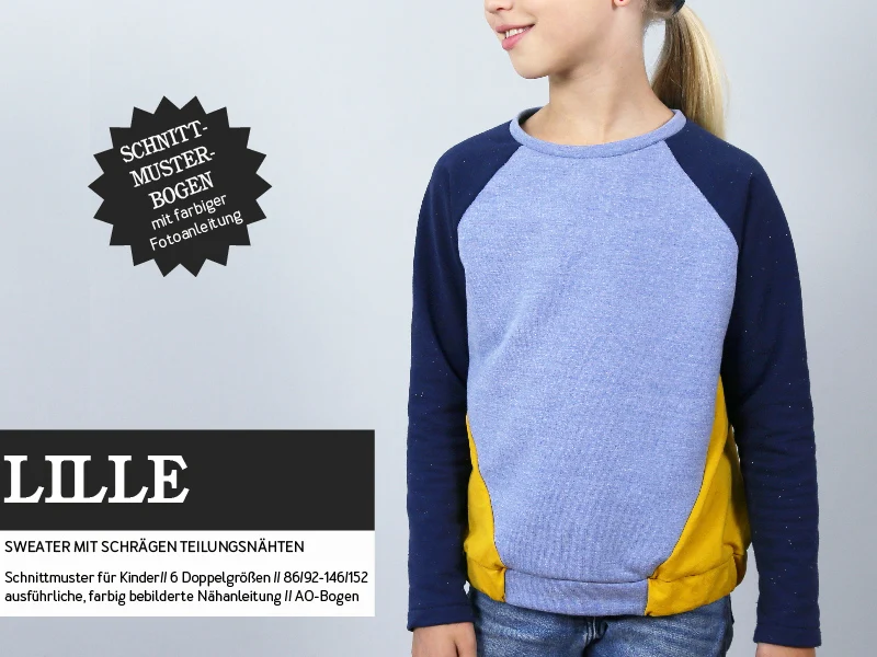 LILLE Raglansweater | Papierschnitt