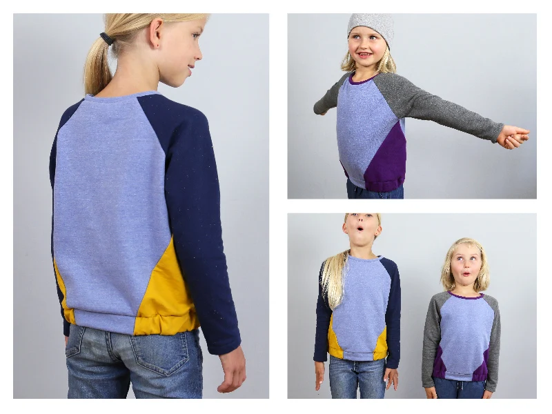 LILLE Raglansweater | Papierschnitt