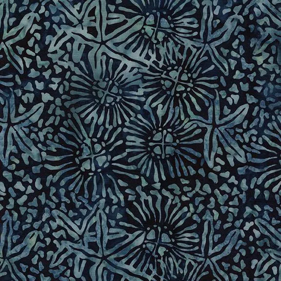 Island Batik, Starry Seas, Starfish Marine, Blue Storm