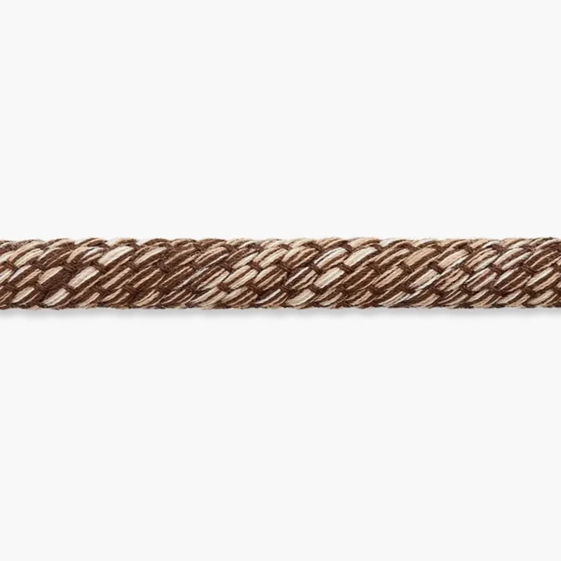 Rundkordel 6mm braun beige meliert