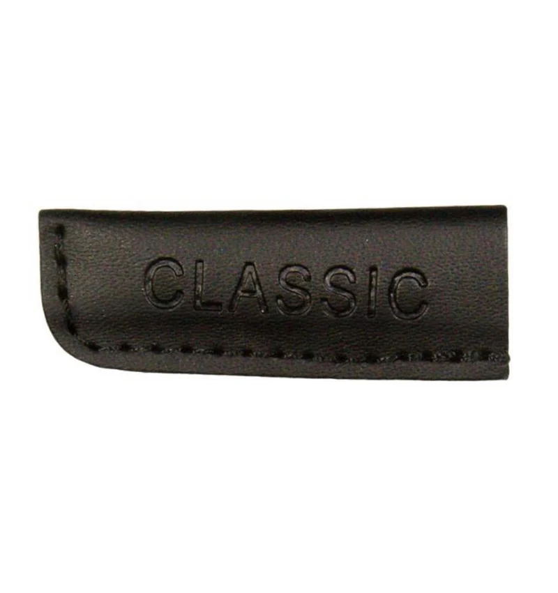 Kordelenden Lederimitat 1 Paar Classic schwarz