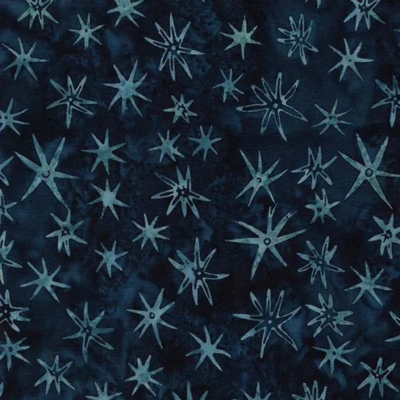 Island Batik, Starry Seas, Sea Stars, Blue Storm