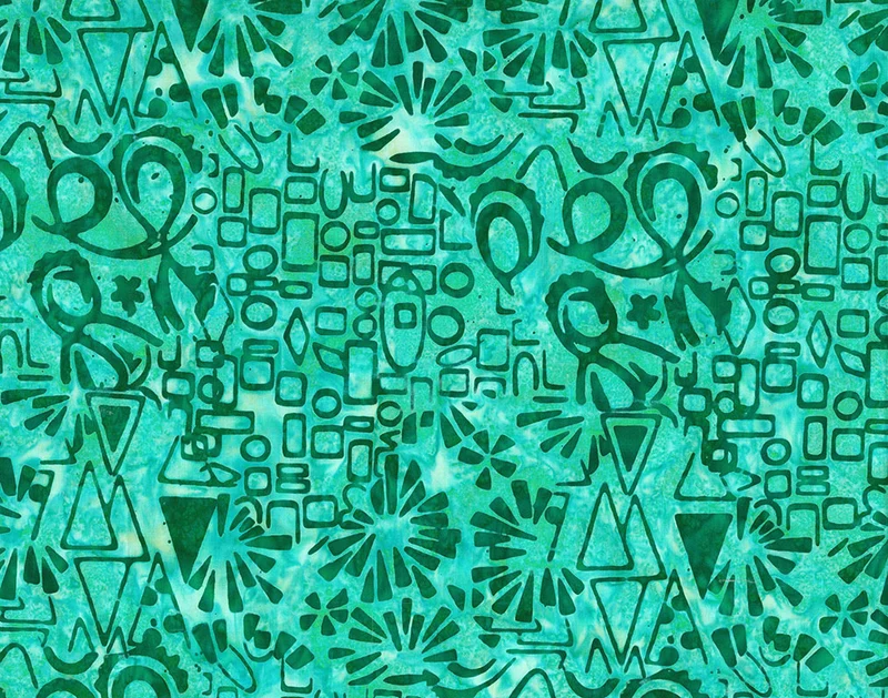 Banyan Batiks, Abstraction/Crackled Batik Quilt Kit 63" X 78"