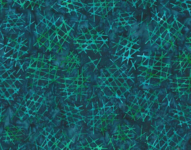 Banyan Batiks, Abstraction/Crackled Batik Quilt Kit 63" X 78"