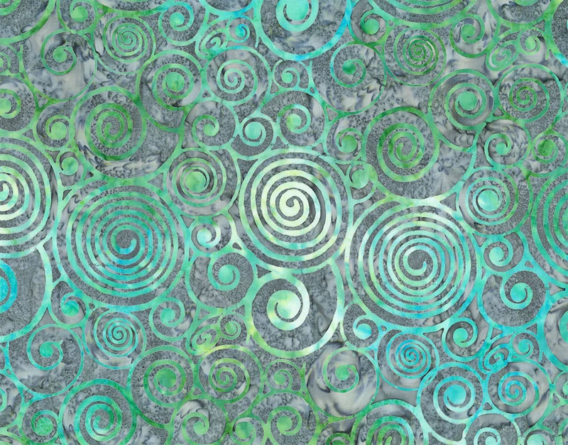 Banyan Batiks, Abstraction/Crackled Batik Quilt Kit 63" X 78"