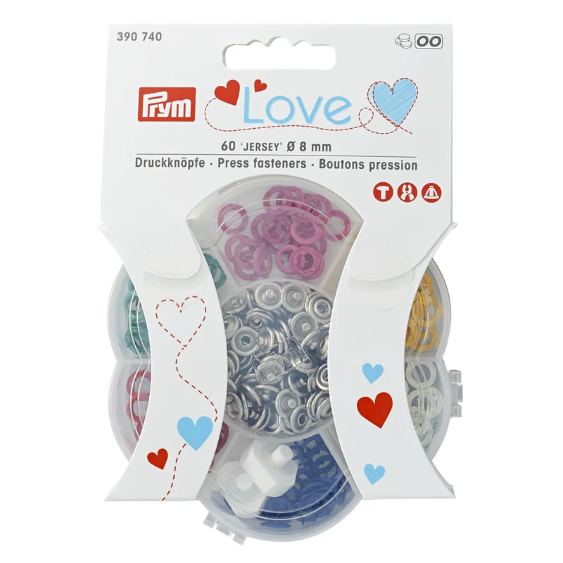 Prym Love Druckknöpfe Jersey 8 mm