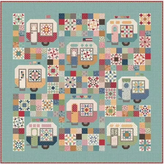 PREORDER- Family Reunion Quilt Seeds Camper Quilt Kit