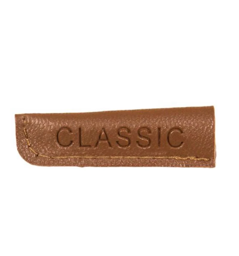 Kordelenden Lederimitat 1 Paar Classic camelfarben