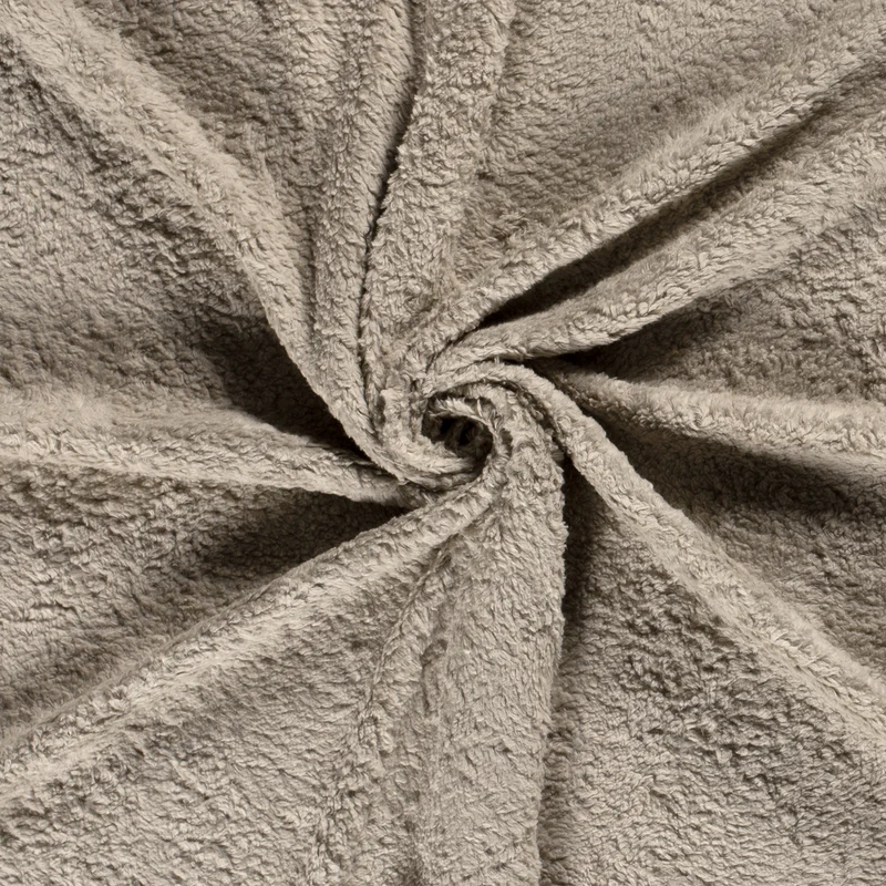 Teddyplüsch Uni beige