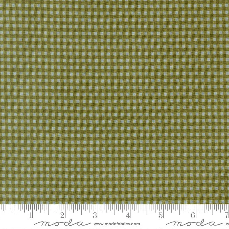 Moda, Sweetwater, Chilly, Gingham, Pine Green