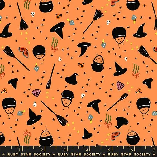 Moda, Ruby Star Society, Witchy Woman, Pumpkin Orange
