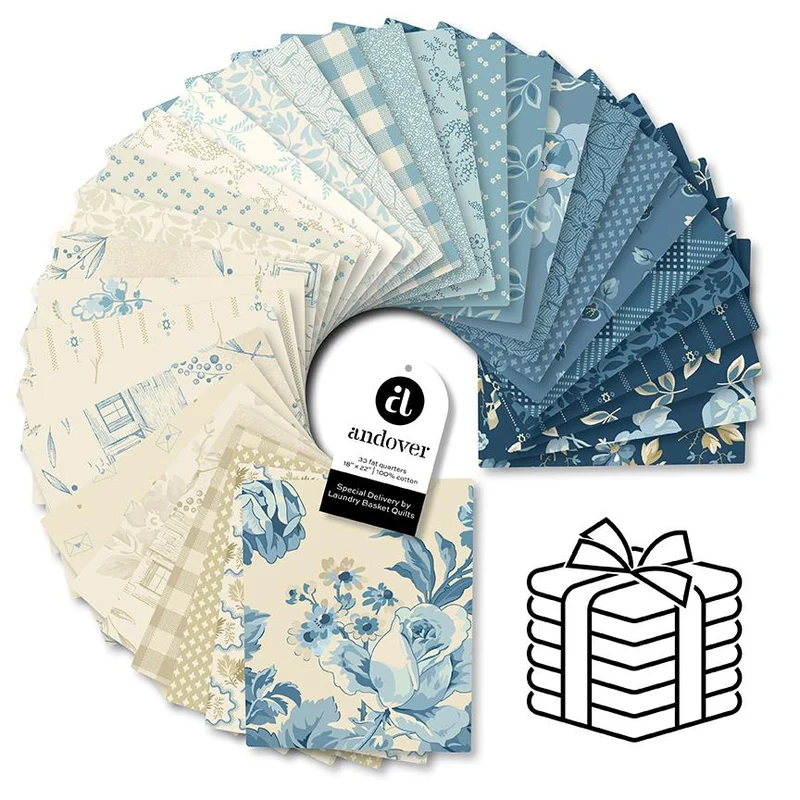Andover, Laundry Basket Quilts, Precut Fat Quarters, 33 pc