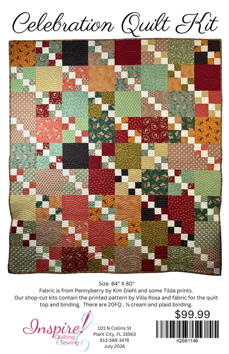 Kim Diehl, Pennyberry Farm/Celebration Quilt Kit