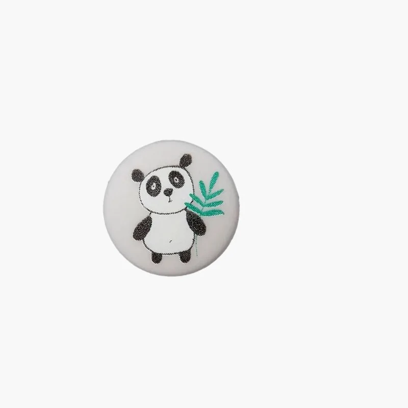 Polyesterknopf Oese Panda