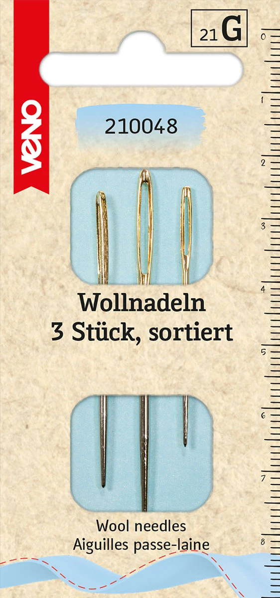 Wollnadeln 3er-Set