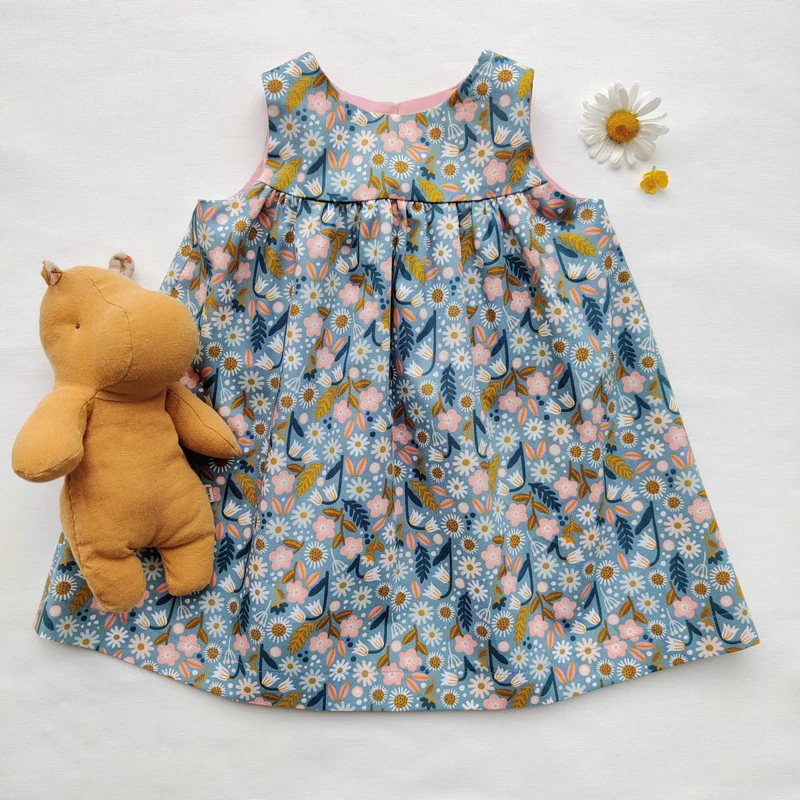 Schnittmuster Kinderkleidchen Leni -Papierschnitt-