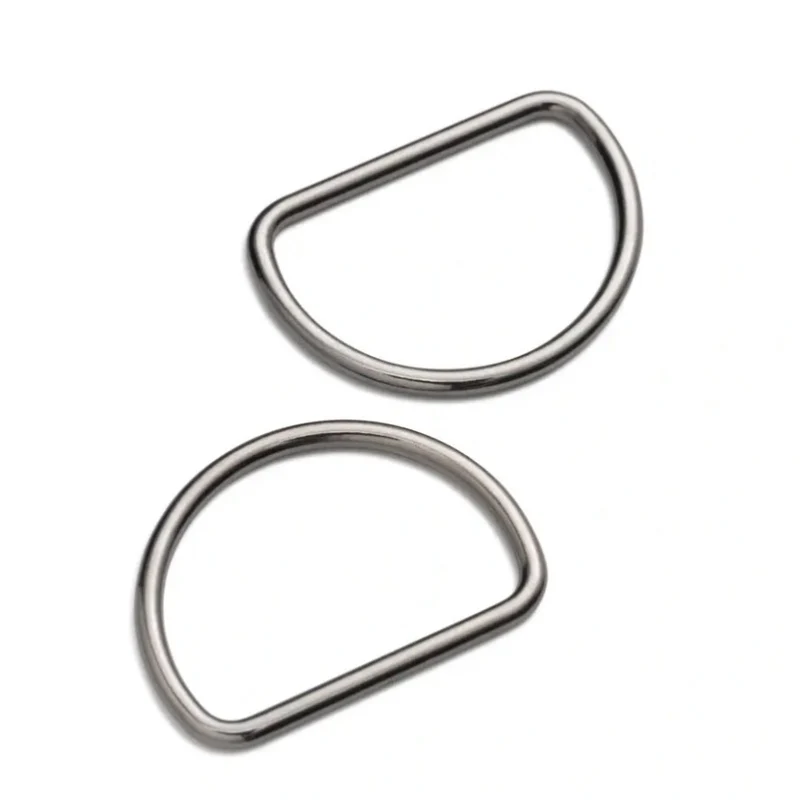2 D-Ringe 40mm gunmetall