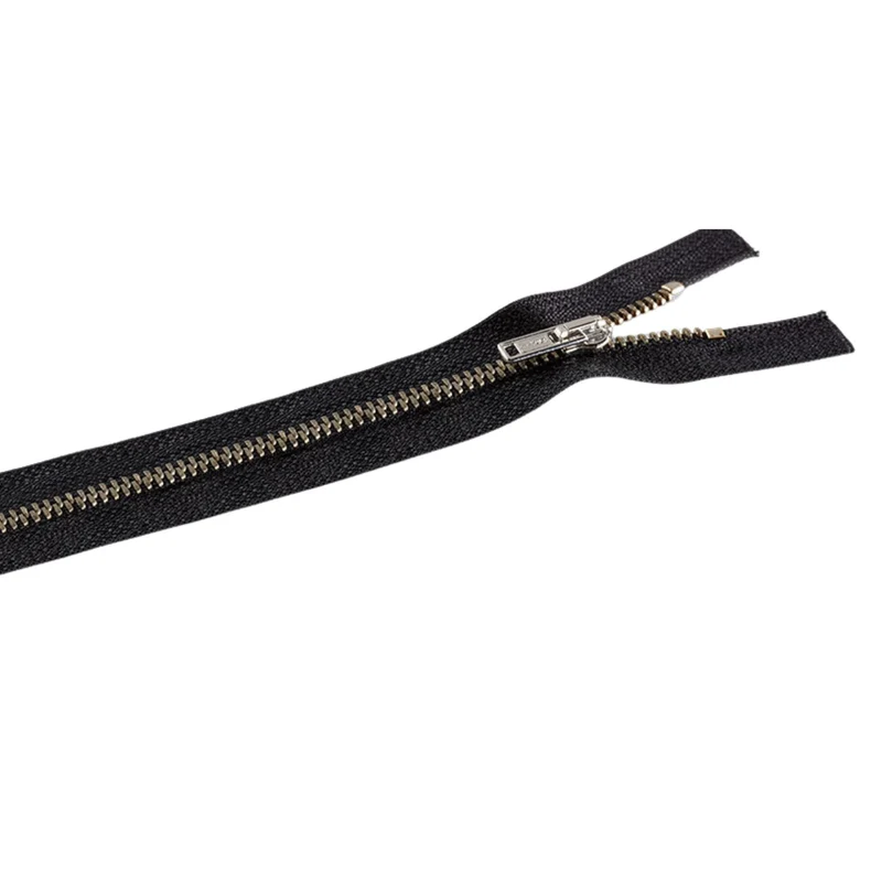 Reißverschluss metall M40 Werra Silber 18 cm nicht teilbar