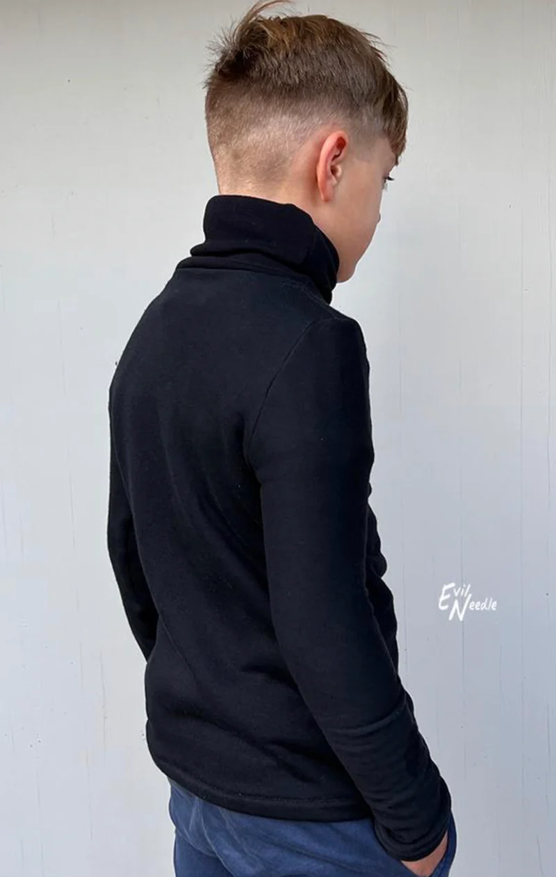 Fadenkäfer Schnittmuster "Rollkragen-Pullover" Kinder