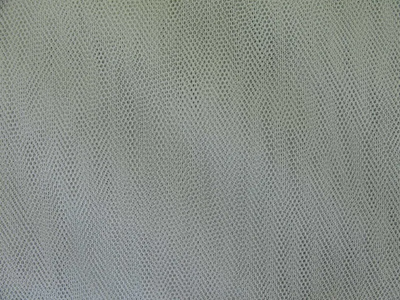Wabentüll Uni silbergrau Swafing
