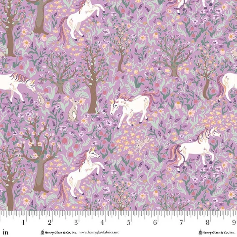 My Darling Unicorn Quilt Kit 52" X 65"