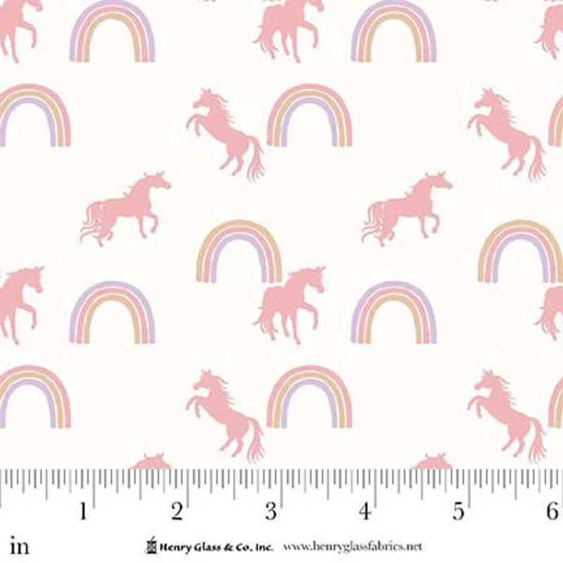My Darling Unicorn Quilt Kit 52" X 65"