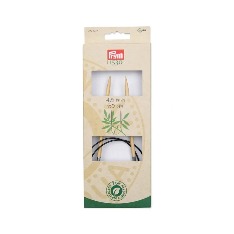 Rundstricknadel Bambus 80 cm Sustainable Quality