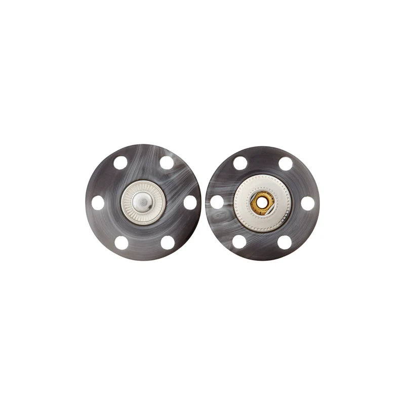 Polyester-Metalldruckknopf 25 mm