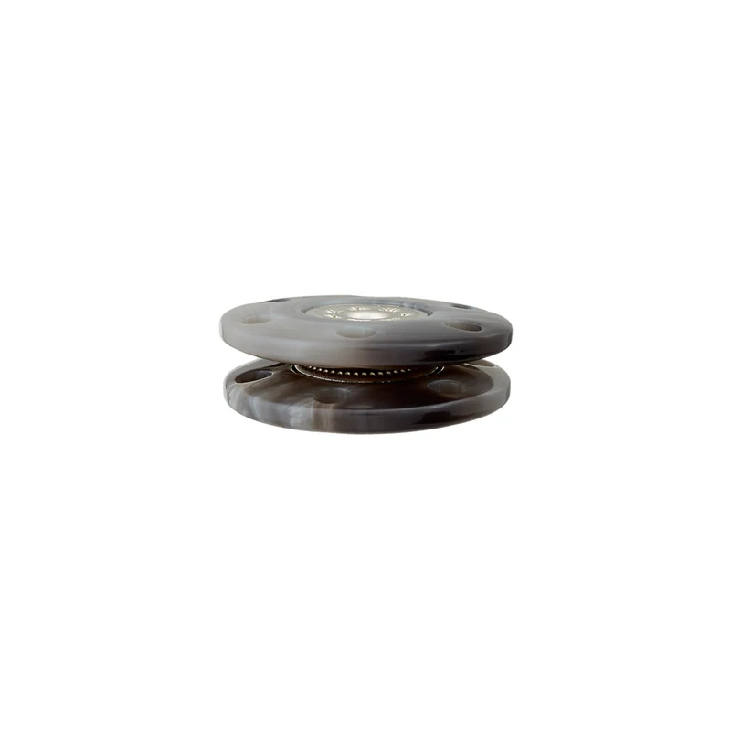 Polyester-Metalldruckknopf 25 mm