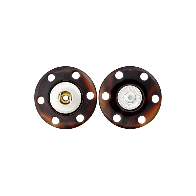 Polyester-Metalldruckknopf 25 mm