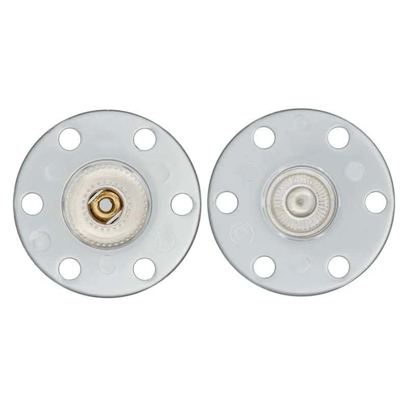 Polyester-Metalldruckknopf 25 mm