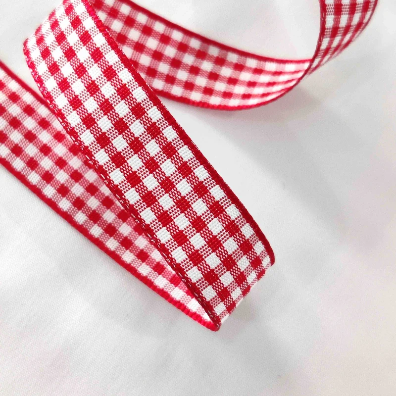 Taftband Vichy 15 mm