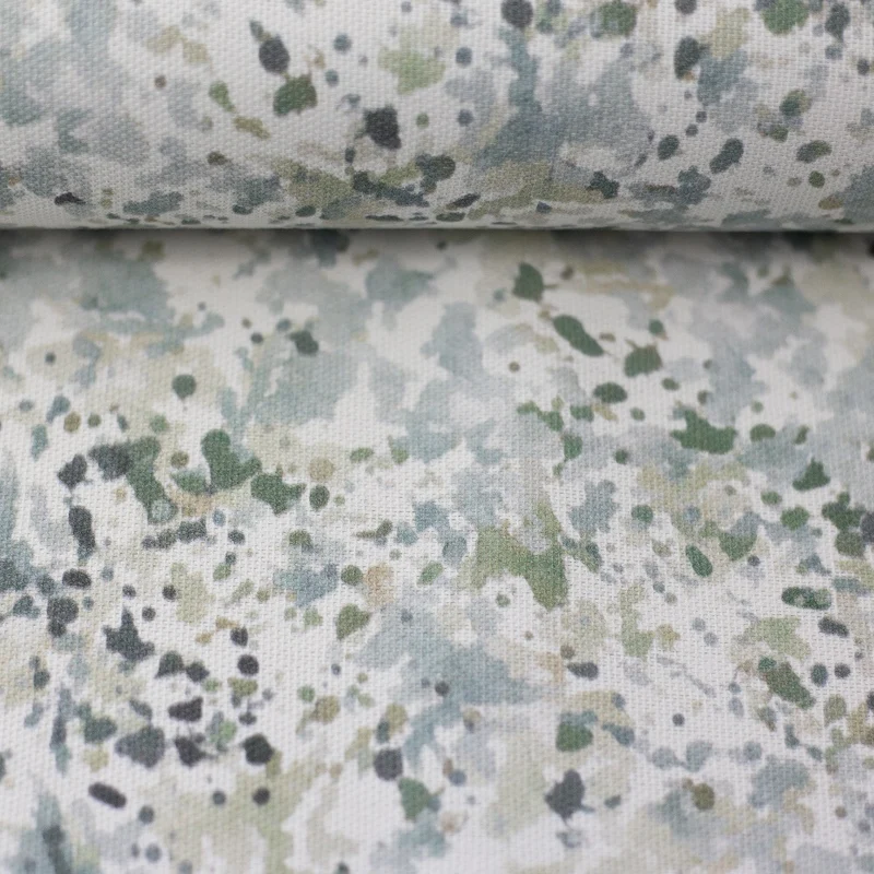 Canvas Leinenoptik „Ilana“ kleingemustert Aquarell Swafing