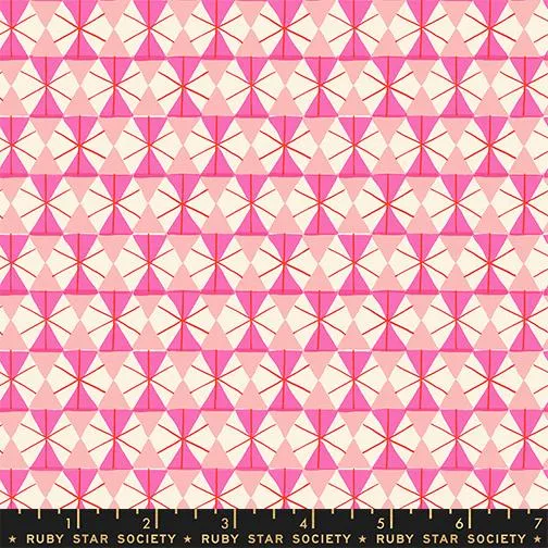 Moda, Ruby Star Society, Merry Happy, Happy Hexie, Lipstick Pink