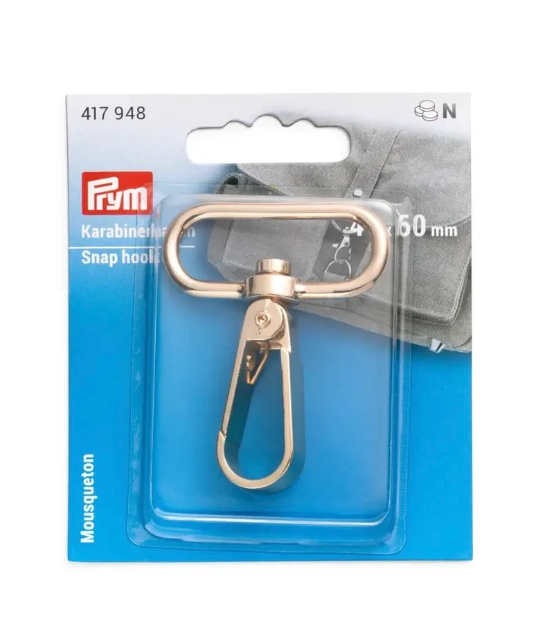 Prym Karabinerhaken 40 x 60 mm goldfarben